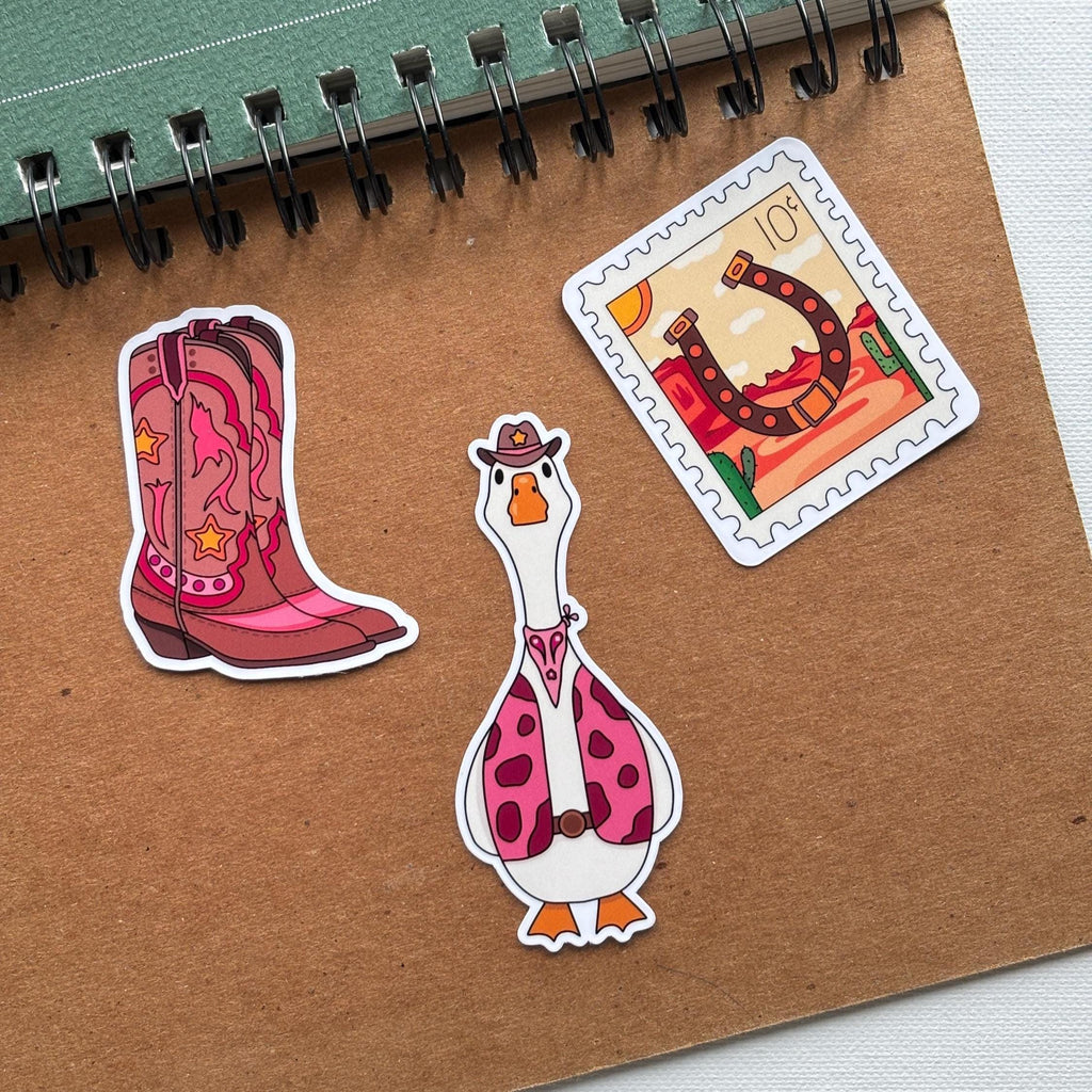 Cowboy Boots Vinyl Sticker