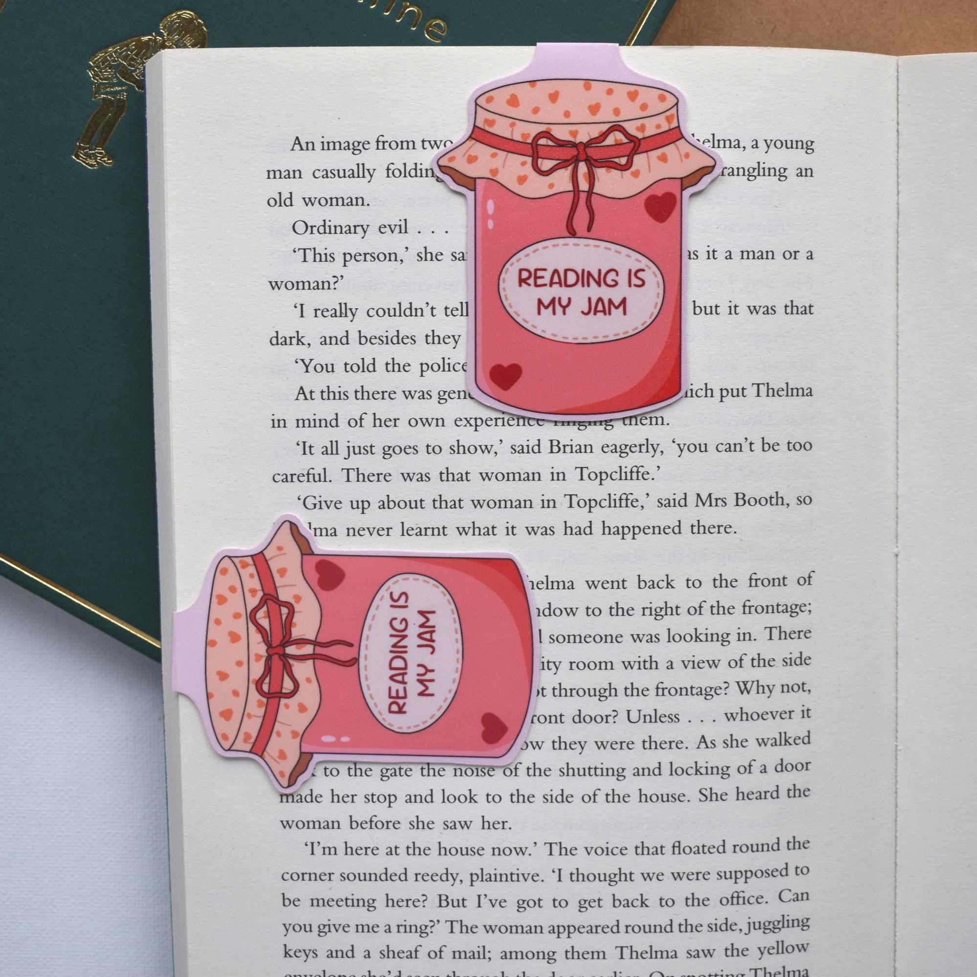 Reading Is My Jam Magnetic Bookmark