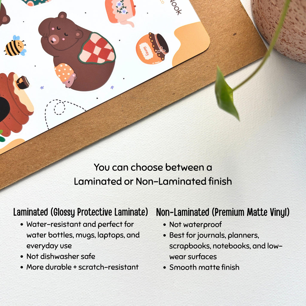 Bear's Cozy Nook Sticker Sheet