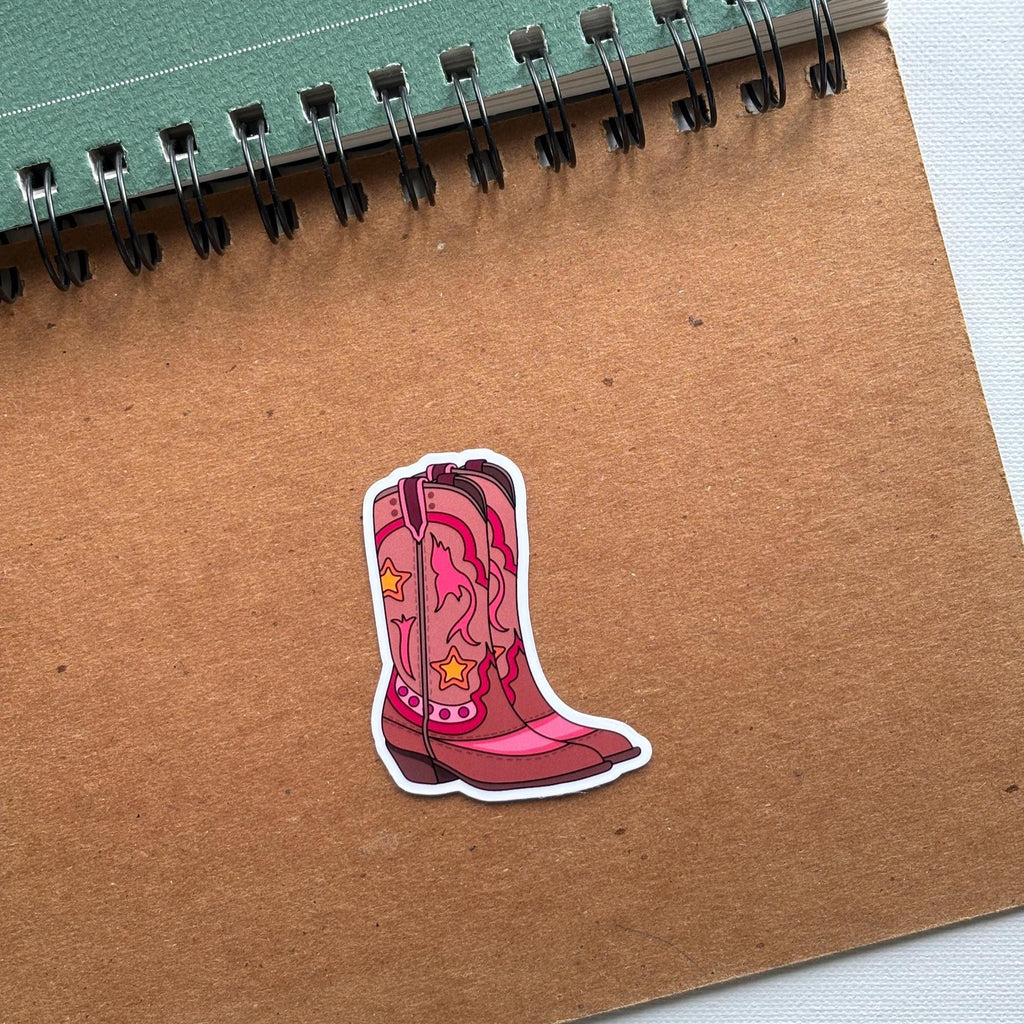 Cowboy Boots Vinyl Sticker