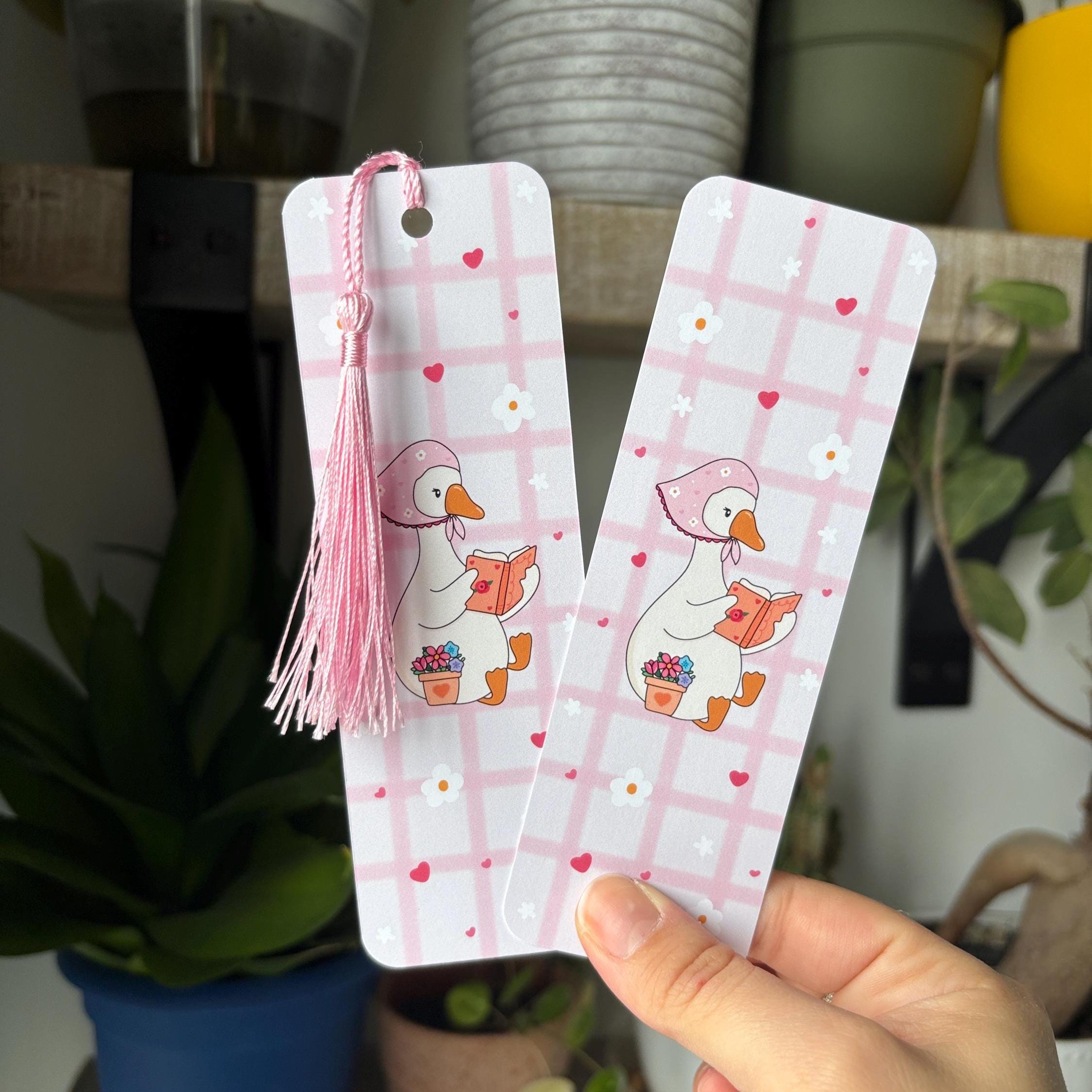 Spring Goose Reading Bookmark