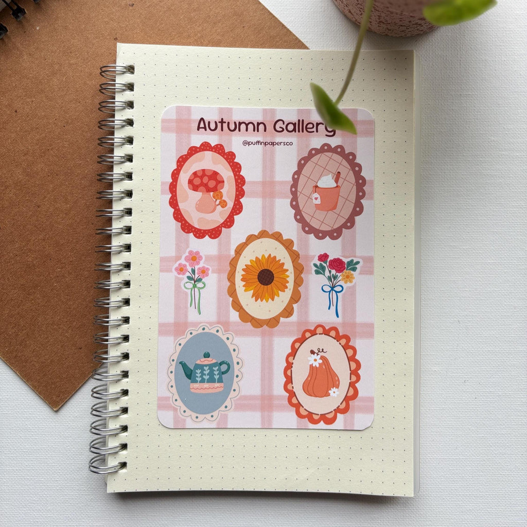 Autumn Gallery Sticker Sheet
