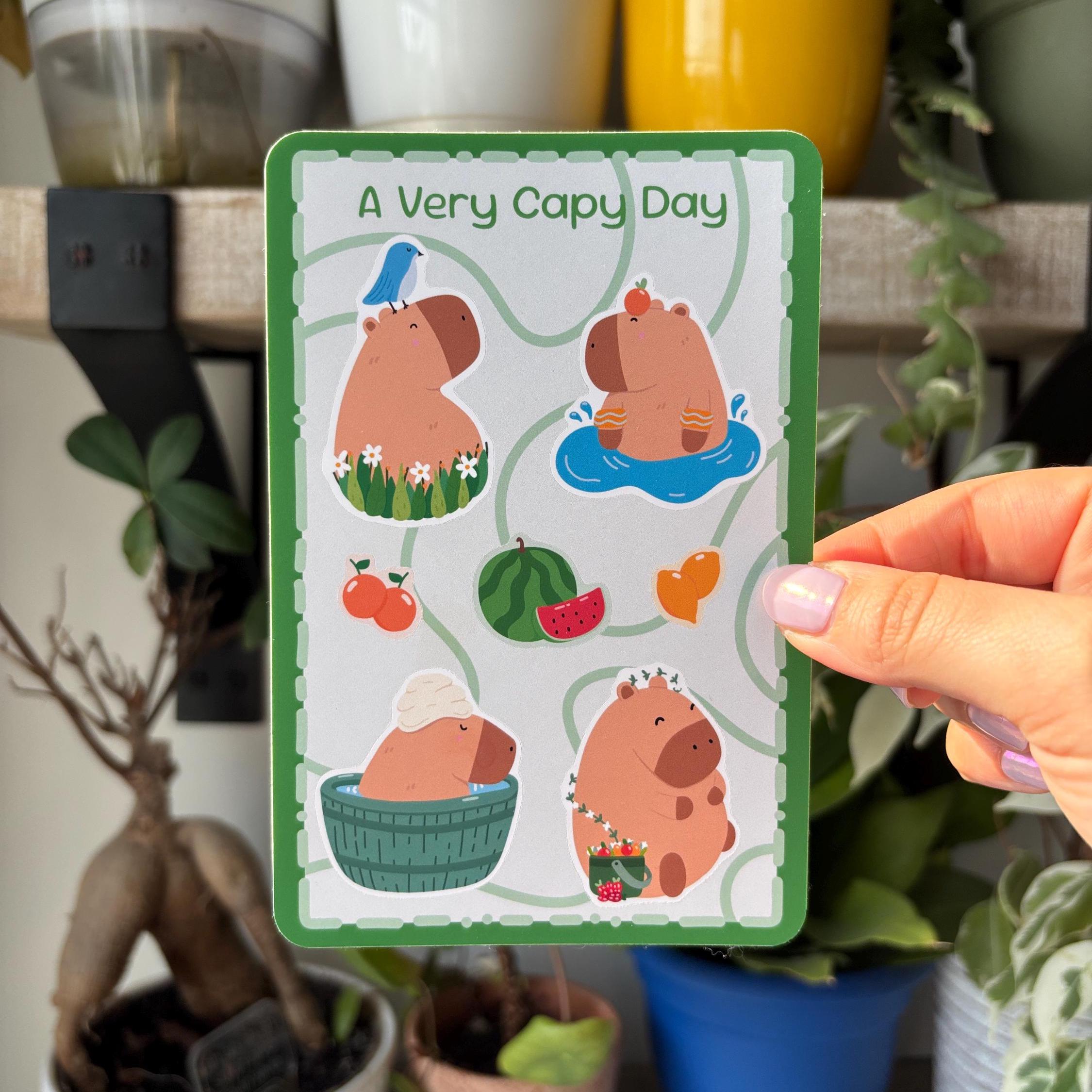 A Very Capy Day Sticker Sheet