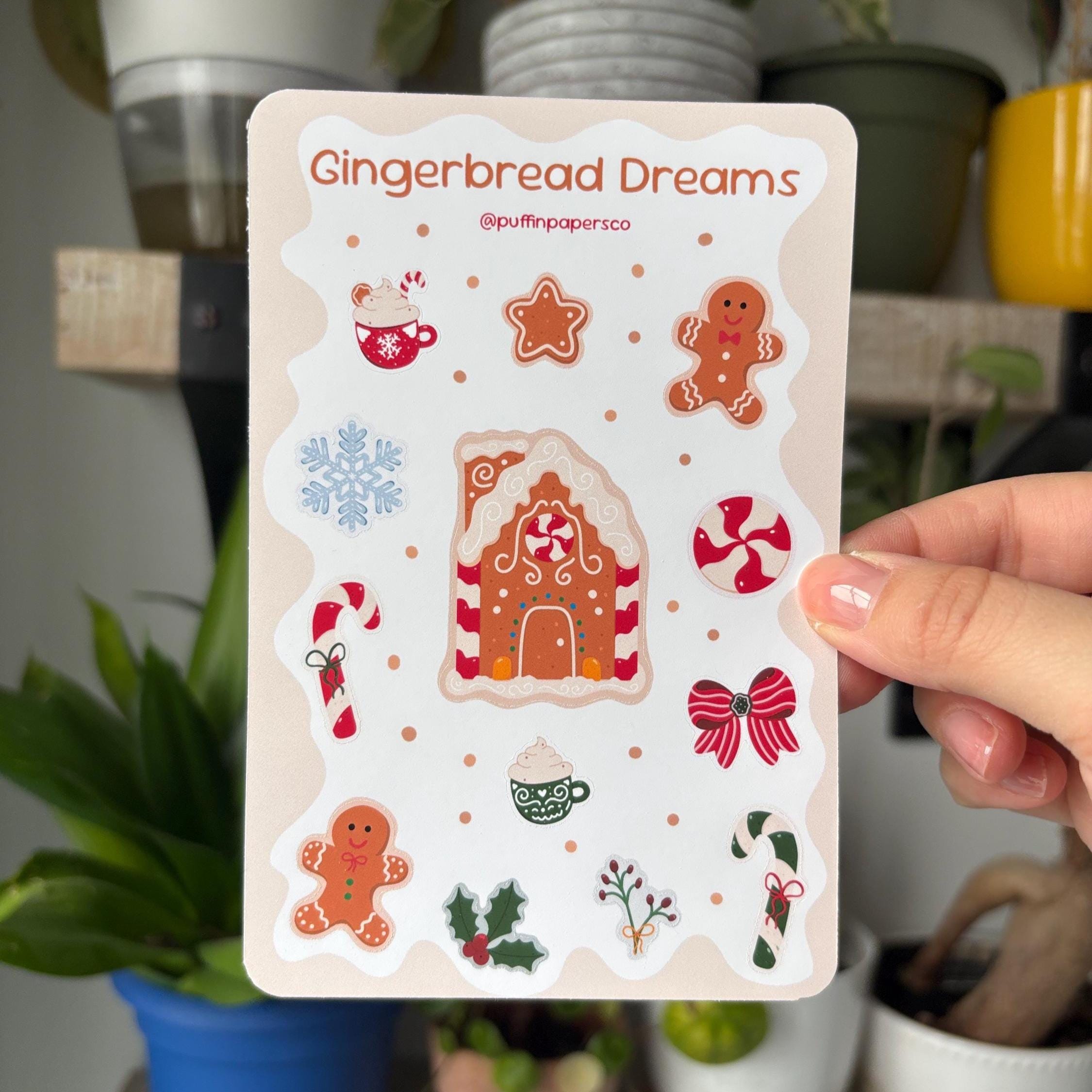 Gingerbread Dreams Sticker Sheet