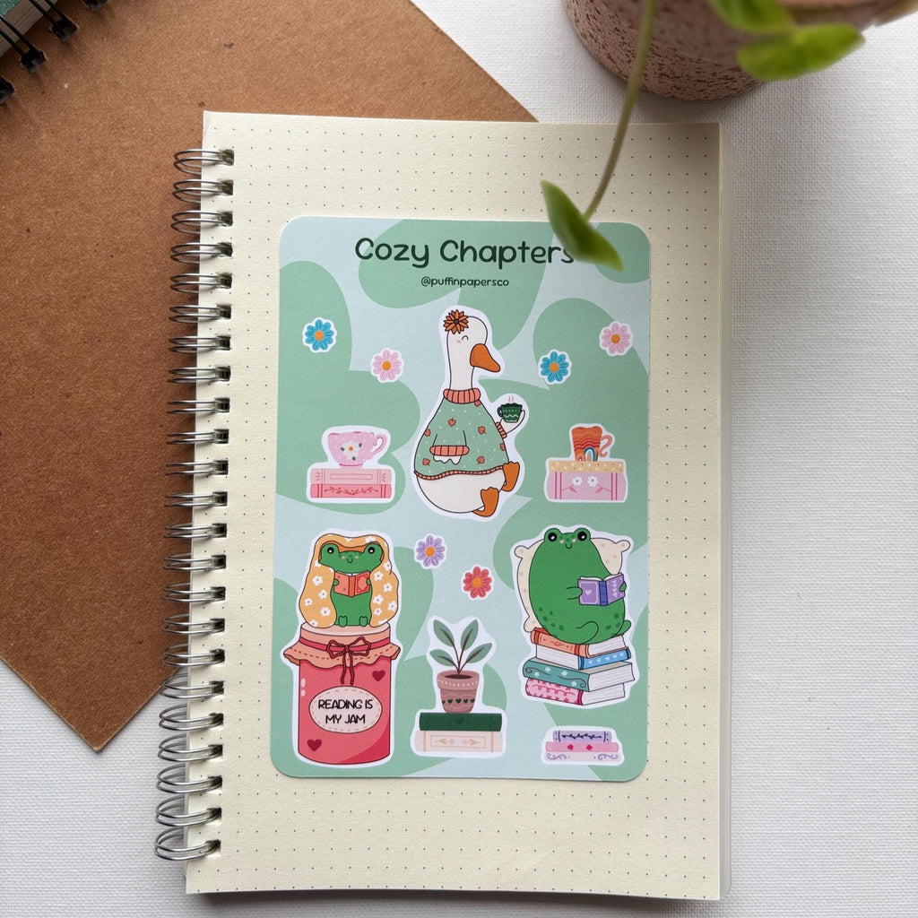 Cozy Chapters Sticker Sheet