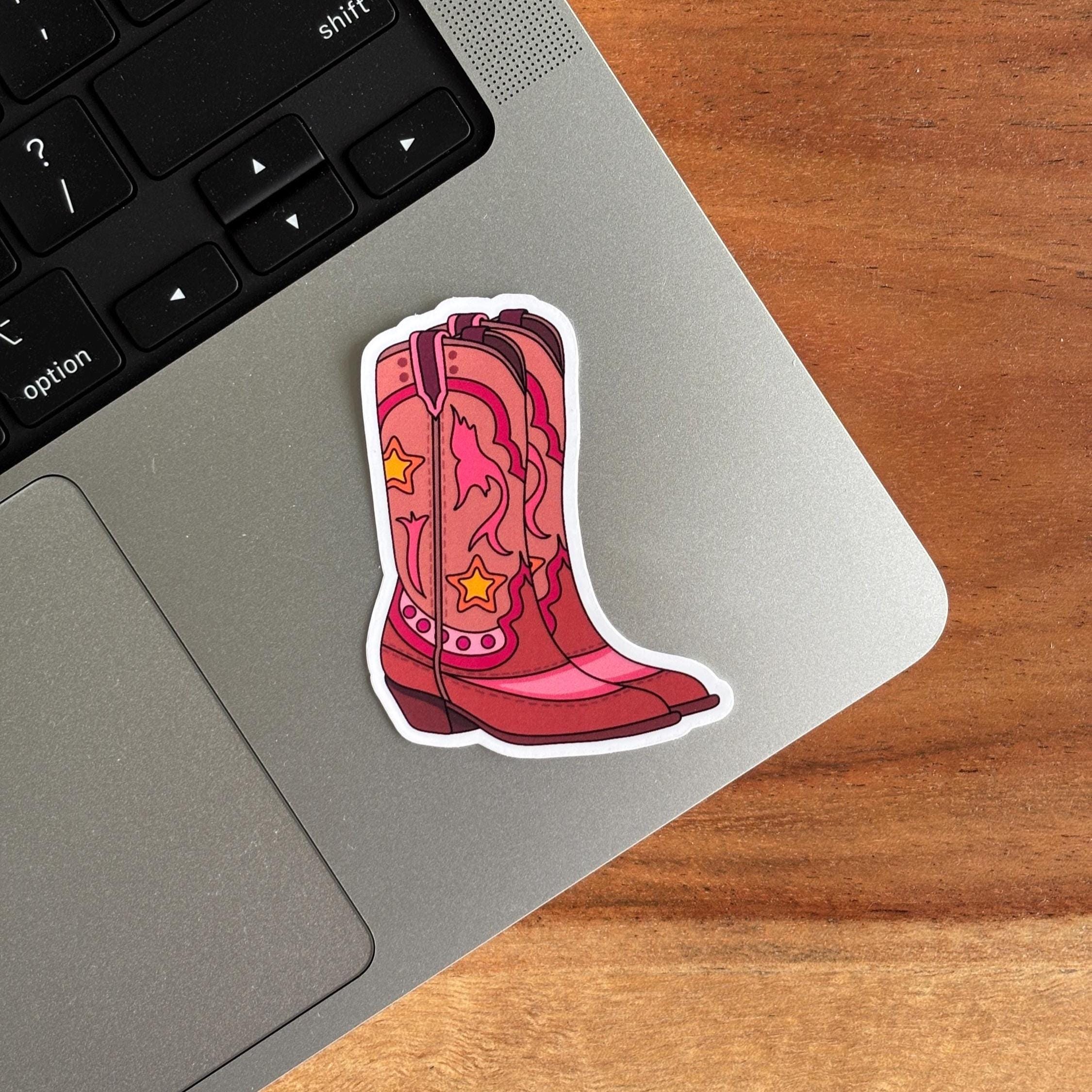 Cowboy Boots Vinyl Sticker