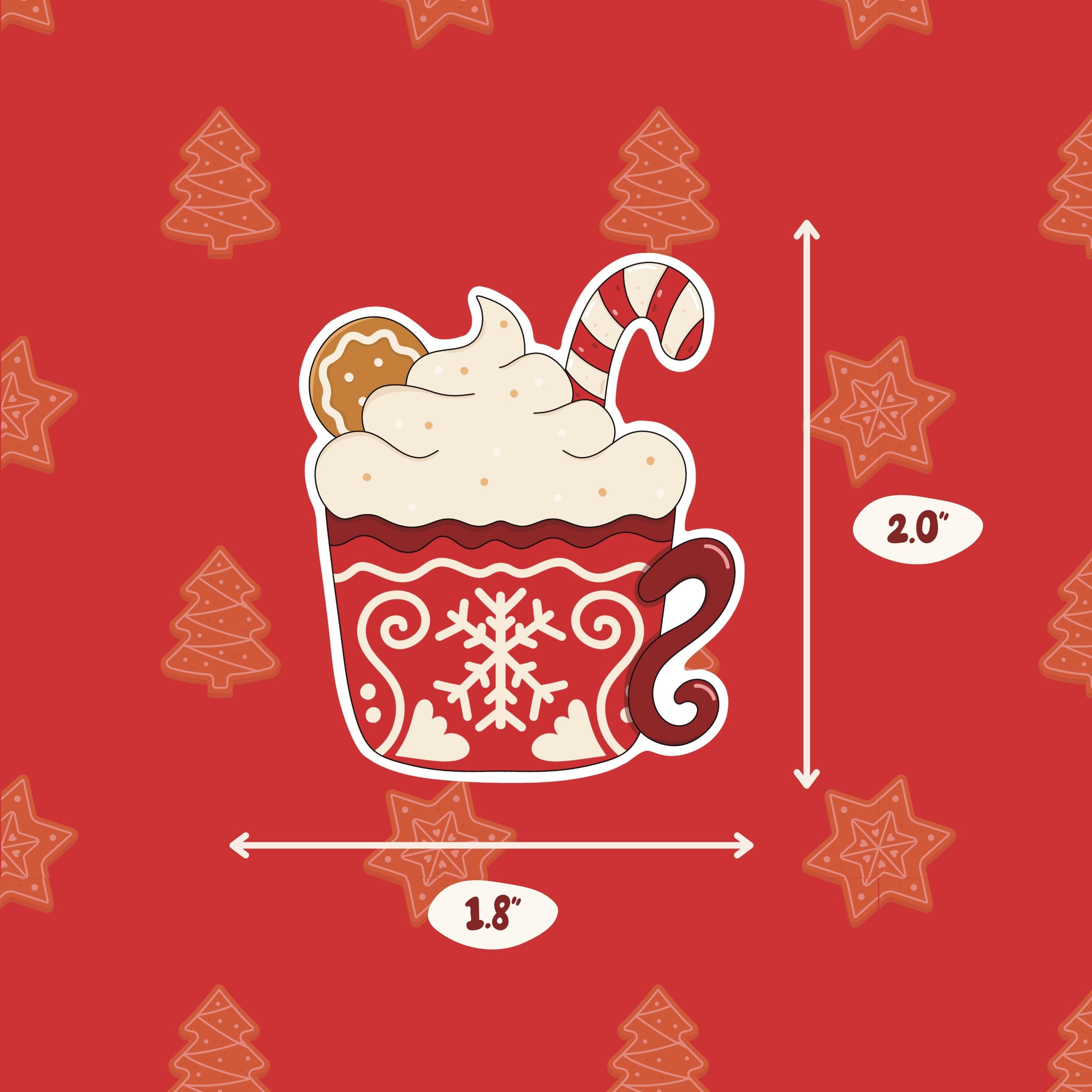 Christmas Coffee Sticker Set