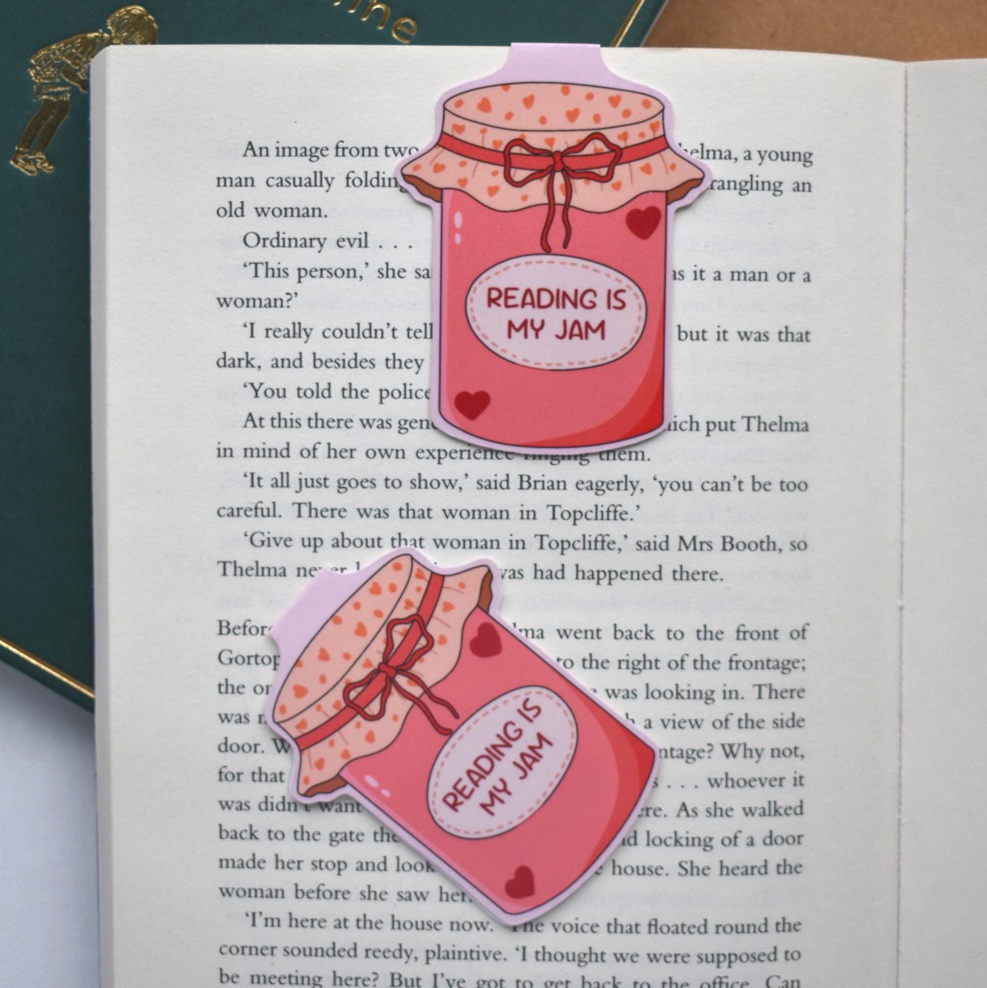 Reading Is My Jam Magnetic Bookmark