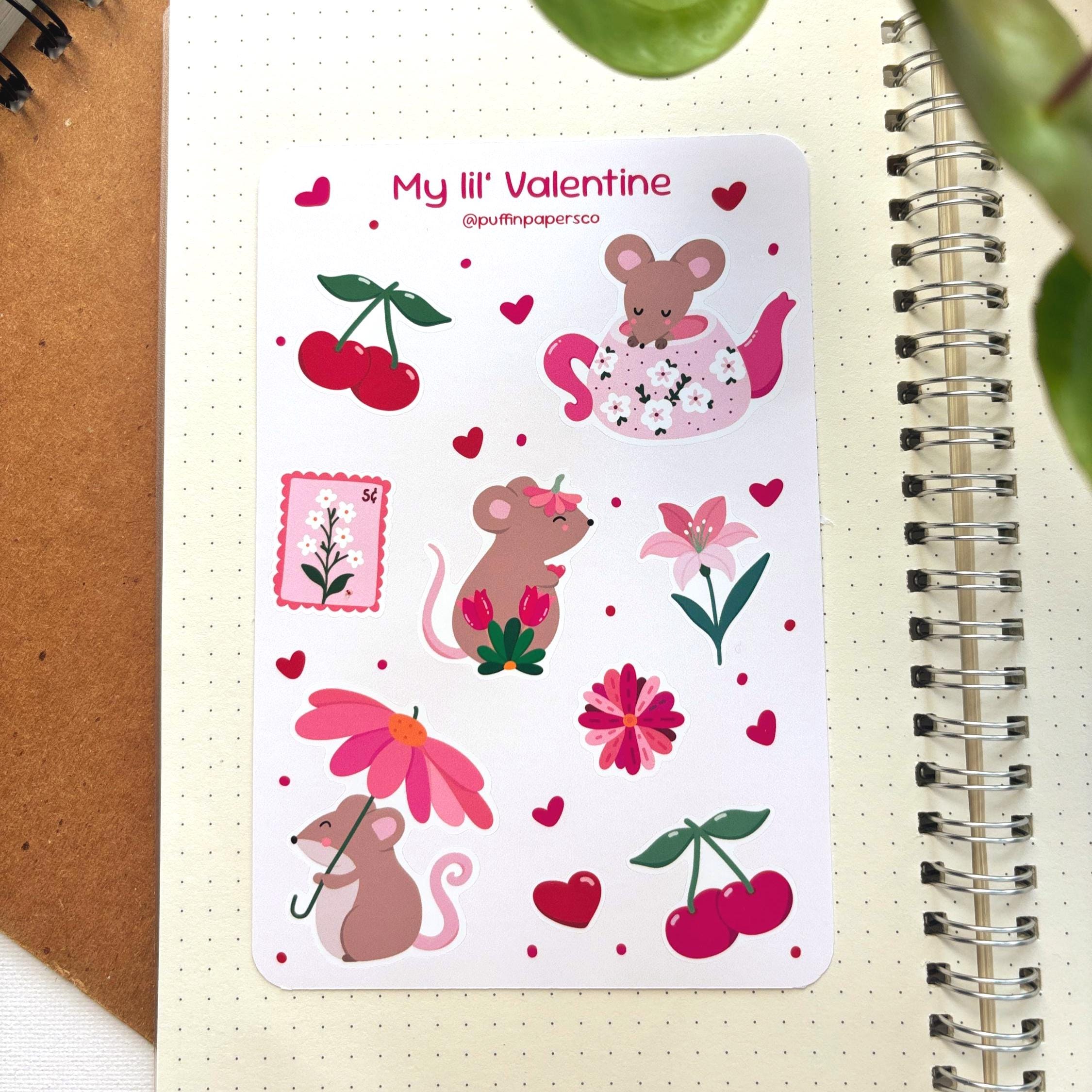 My Lil' Valentine Sticker Sheet