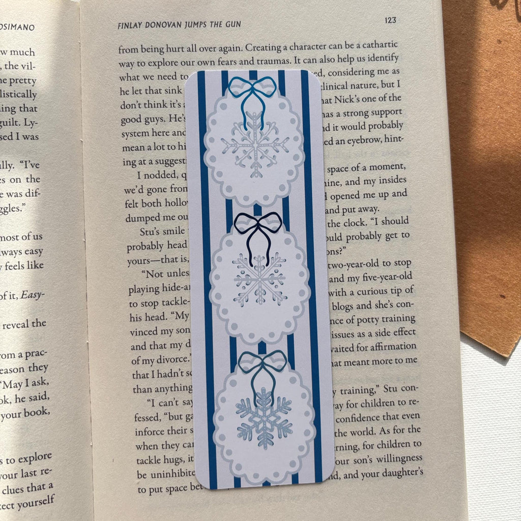 Snowflake Winter Bookmark