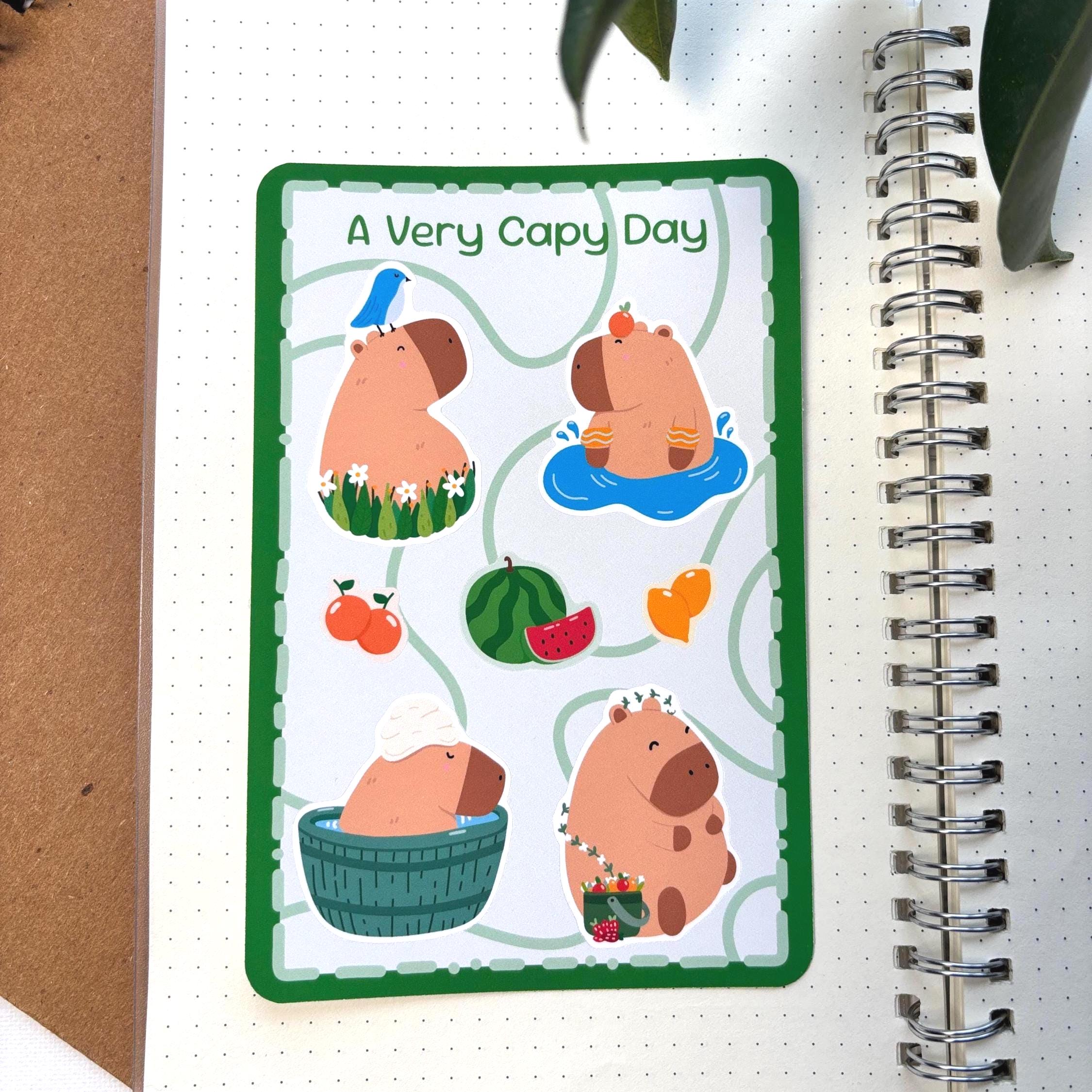 A Very Capy Day Sticker Sheet