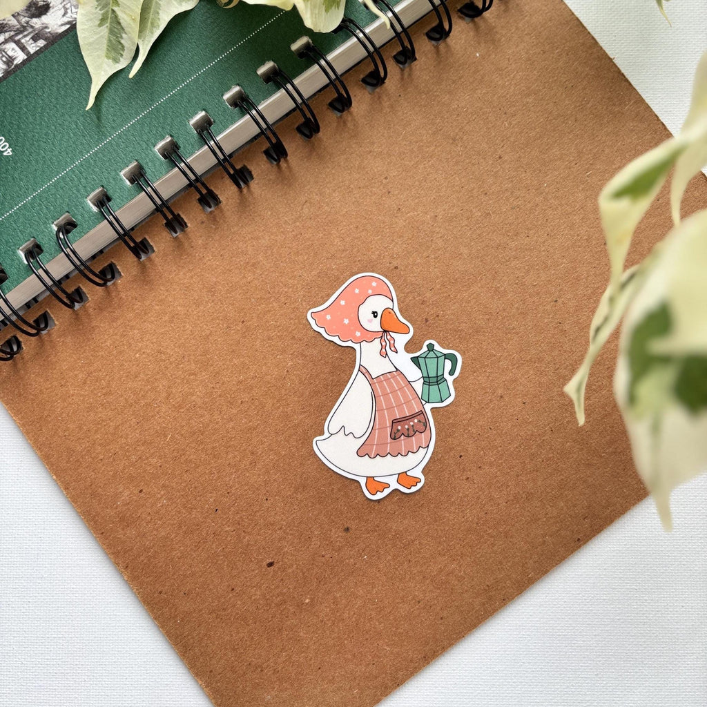 Coffee Goose Vinyl Sticker