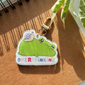 Overthinking Froggy Acrylic Keychain