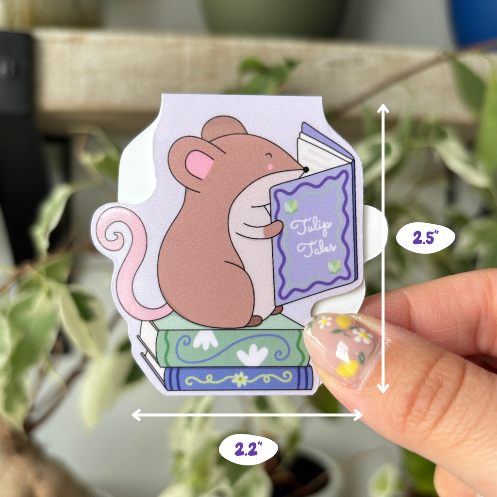 Mouse Reading Magnetic Bookmark